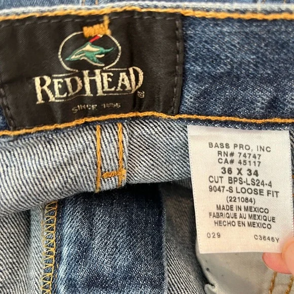 Red Head Loose Fit 36x34 - Picture 6 of 7